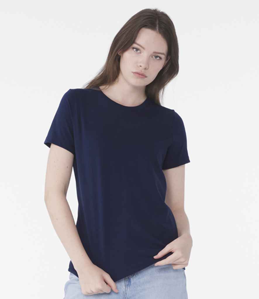 Bella Ladies Relaxed Jersey T-Shirt - Navy (BL6400)