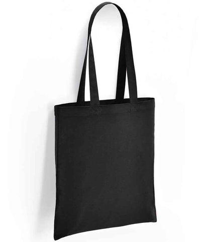 Brand Lab Cotton Long Handle Shopper - Black (BR001)