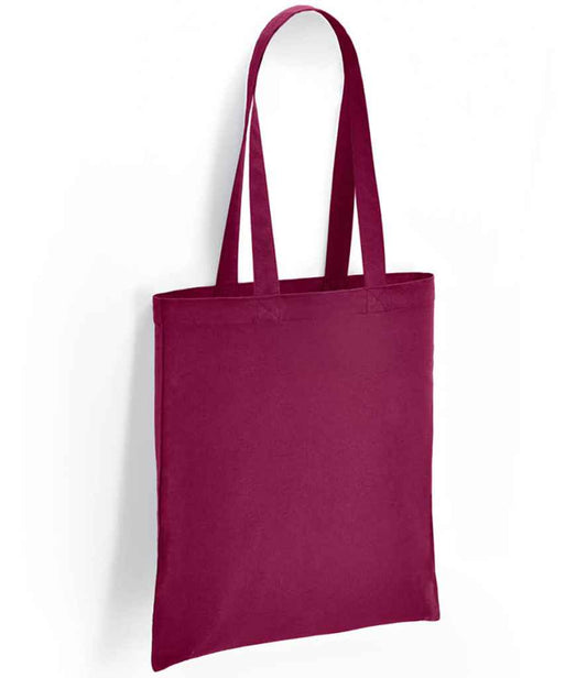 Brand Lab Cotton Long Handle Shopper - Burgundy (BR001)