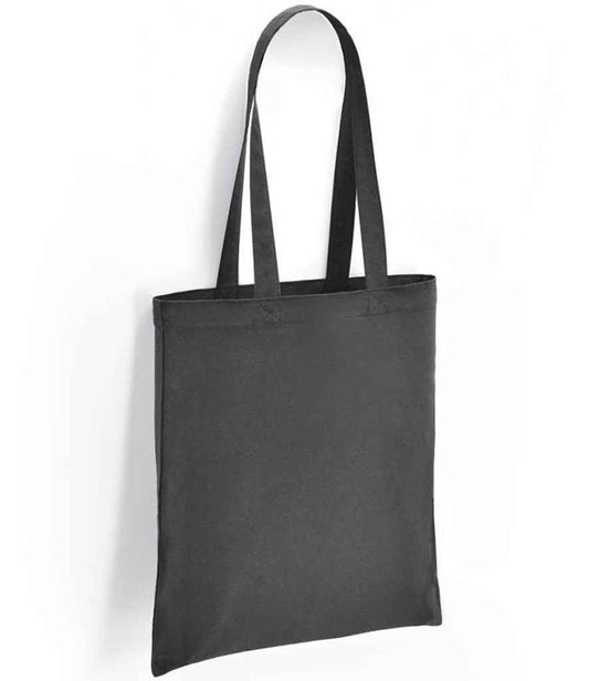 Brand Lab Cotton Long Handle Shopper - Charcoal (BR001)