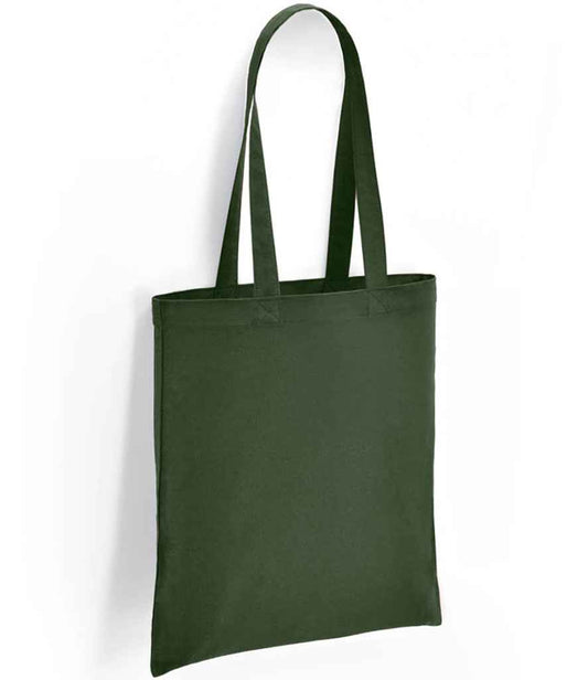 Brand Lab Cotton Long Handle Shopper - Forest Green (BR001)