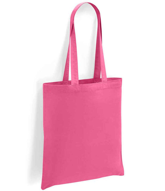 Brand Lab Cotton Long Handle Shopper - Fuchsia (BR001)