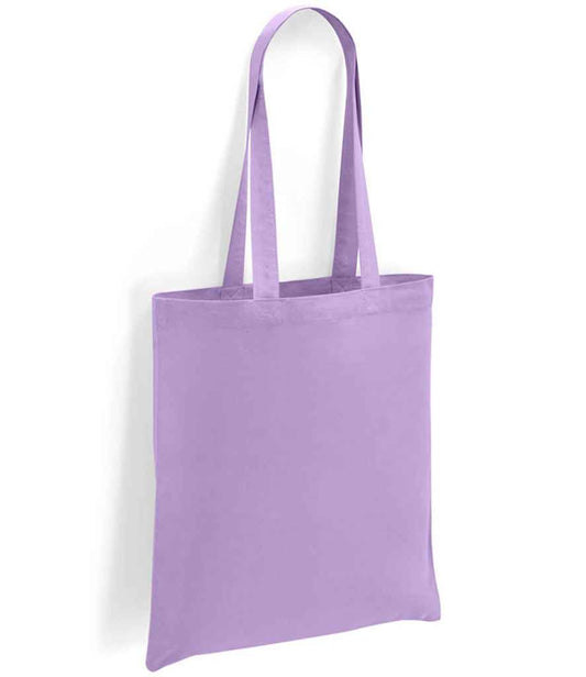 Brand Lab Cotton Long Handle Shopper - Lavender (BR001)