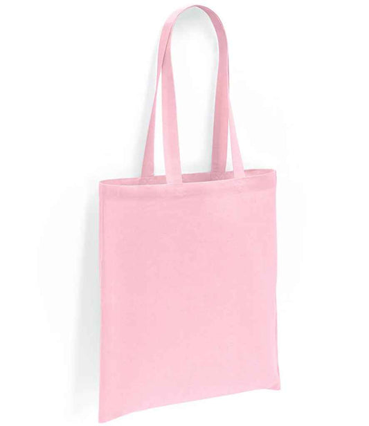 Brand Lab Cotton Long Handle Shopper - Light Pink (BR001)