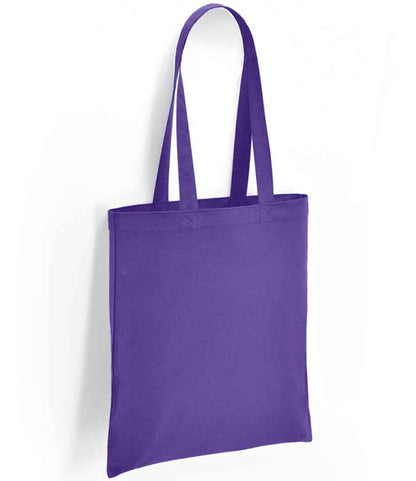 Brand Lab Cotton Long Handle Shopper - Purple (BR001)