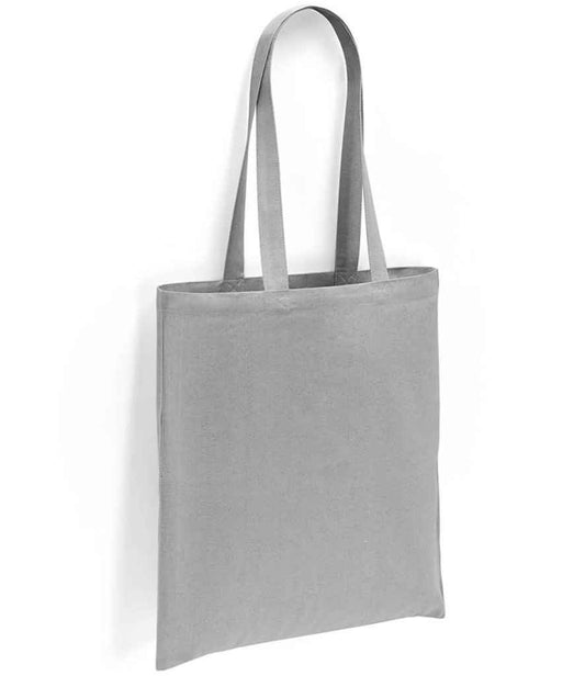 Brand Lab Cotton Long Handle Shopper - Silver (BR001)