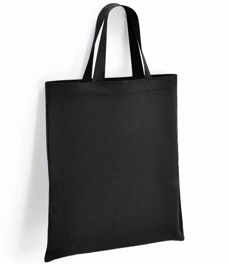 Brand Lab Cotton Short Handle Shopper - Black (BR002)