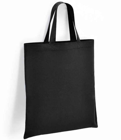 Brand Lab Cotton Short Handle Shopper - Black (BR002)