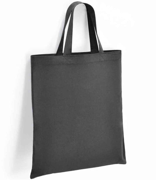 Brand Lab Cotton Short Handle Shopper - Charcoal (BR002)
