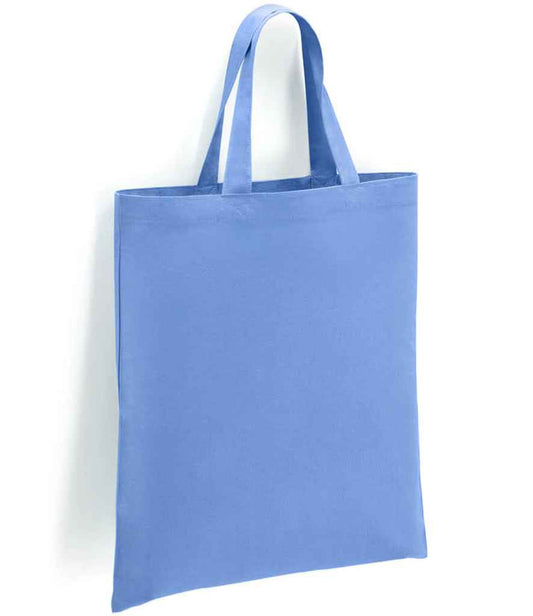 Brand Lab Cotton Short Handle Shopper - Denim Blue (BR002)
