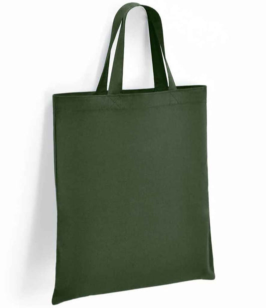 Brand Lab Cotton Short Handle Shopper - Forest Green (BR002)