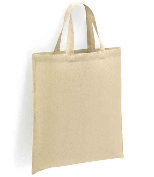 Brand Lab Cotton Short Handle Shopper - Natural (BR002)