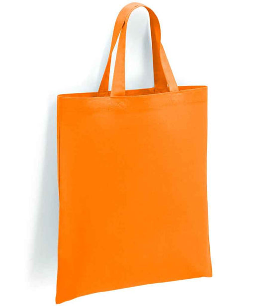 Brand Lab Cotton Short Handle Shopper - Orange (BR002)