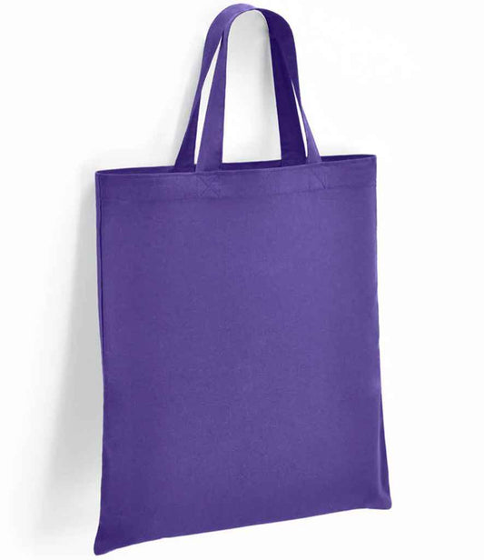 Brand Lab Cotton Short Handle Shopper - Purple (BR002)