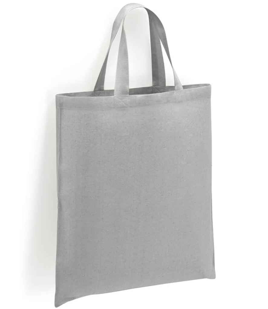 Brand Lab Cotton Short Handle Shopper - Silver (BR002)