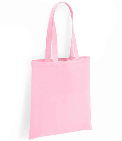 Brand Lab Organic Cotton Long Handle Shopper - Light Pink (BR051)