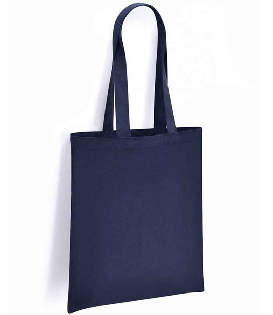 Brand Lab Organic Cotton Long Handle Shopper - Navy (BR051)