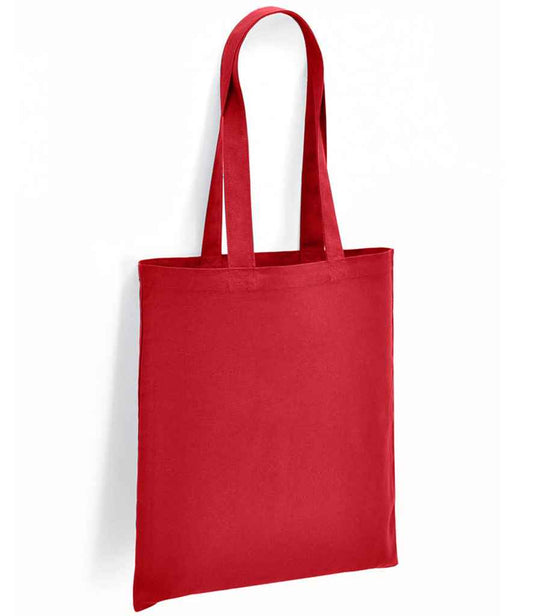 Brand Lab Organic Cotton Long Handle Shopper - Red (BR051)