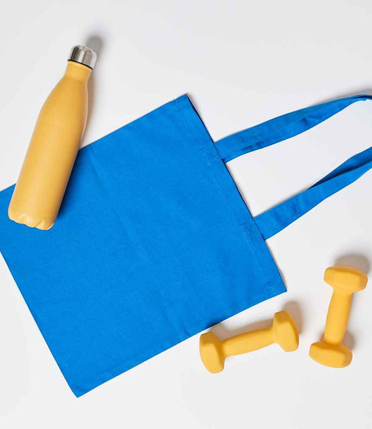 Brand Lab Organic Cotton Long Handle Shopper - Royal Blue (BR051)