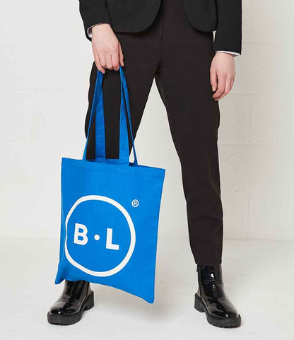 Brand Lab Organic Cotton Long Handle Shopper - Royal Blue (BR051)