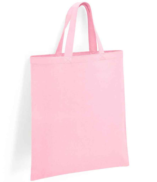 Brand Lab Organic Cotton Short Handle Shopper - Light Pink (BR052)