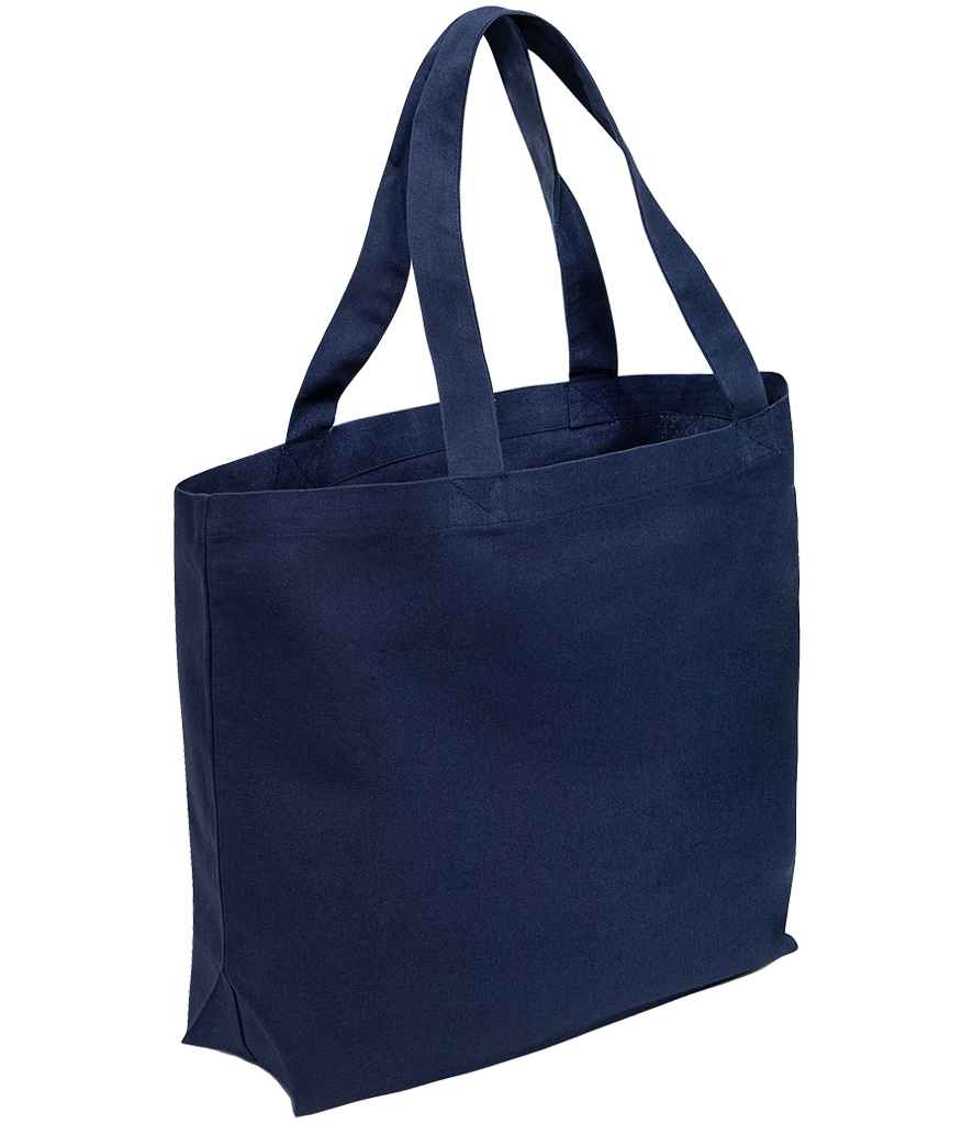 Brand Lab Organic Oversized Tote Bag - Navy (BR053)
