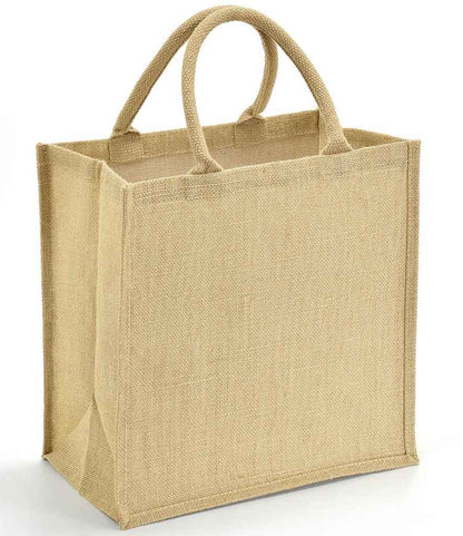 Brand Lab Natural Jute Tote - Natural (BR102)