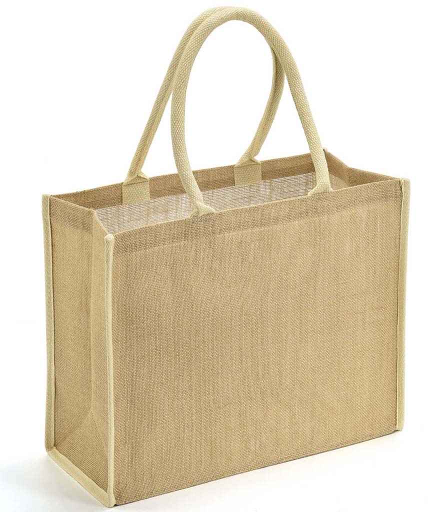 Brand Lab Jute Tipped Shopper - Natural/Cream (BR103)