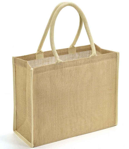 Brand Lab Jute Tipped Shopper - Natural/Cream (BR103)
