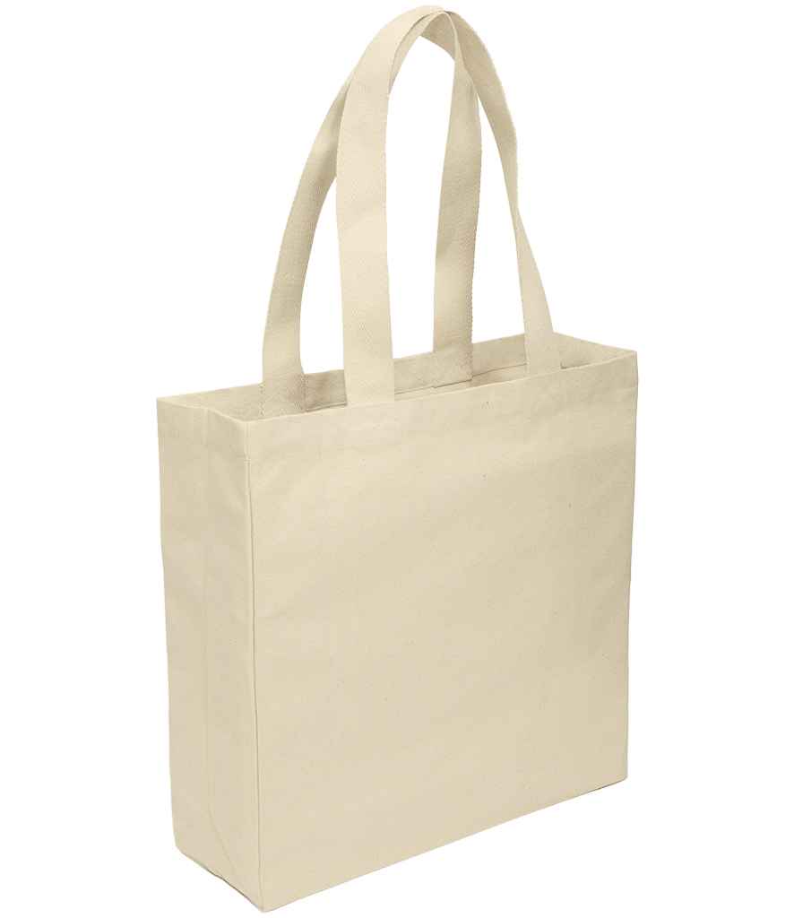 Brand Lab Everyday Square Canvas Tote Bag - Natural (BR201)