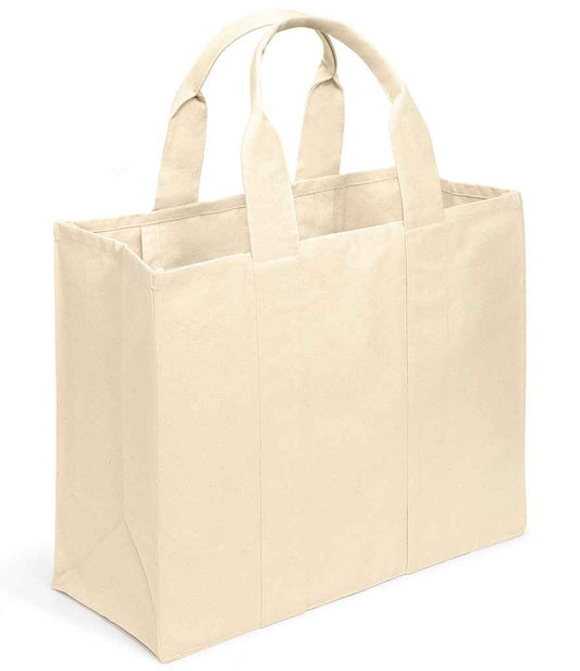 Brand Lab Canvas Wrap Tote Bag - Natural/Natural (BR202)