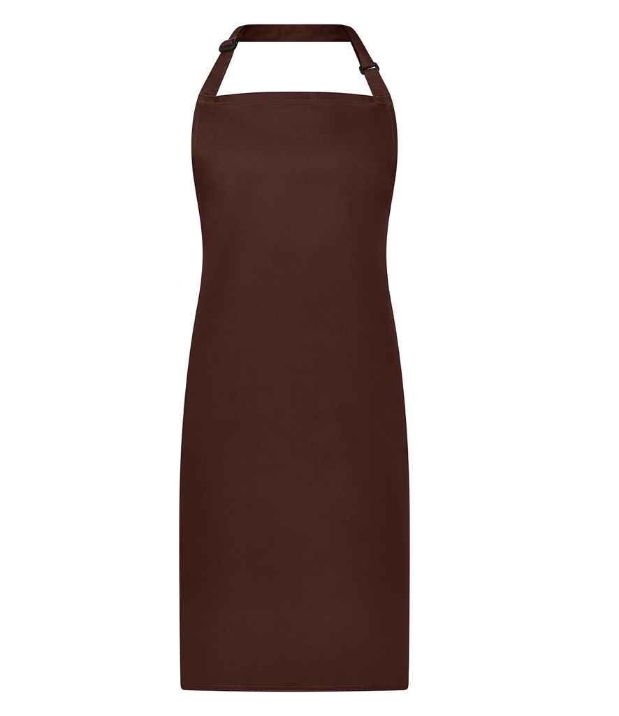 Brand Lab Adjustable Bib Apron - Brown (BR500)