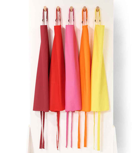 Brand Lab Adjustable Bib Apron - Burgundy (BR500)