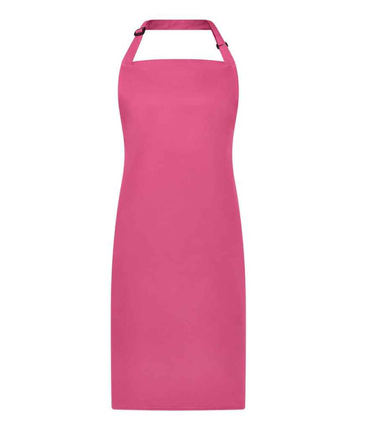 Brand Lab Adjustable Bib Apron - Fuchsia (BR500)