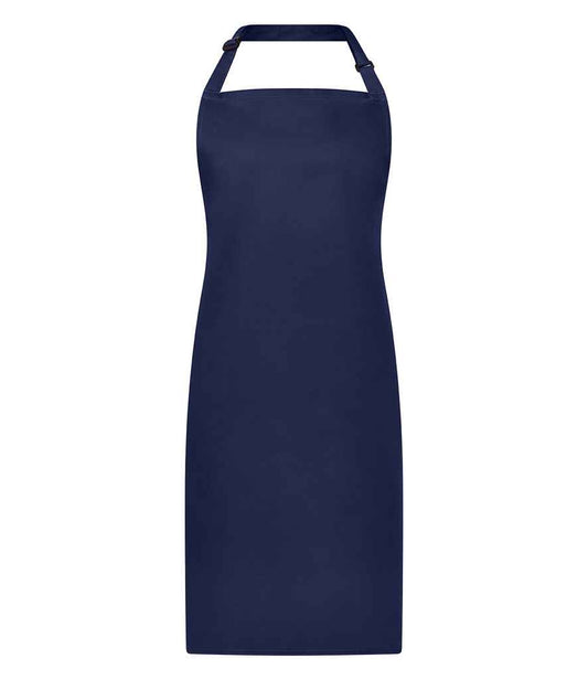 Brand Lab Adjustable Bib Apron - Navy (BR500)