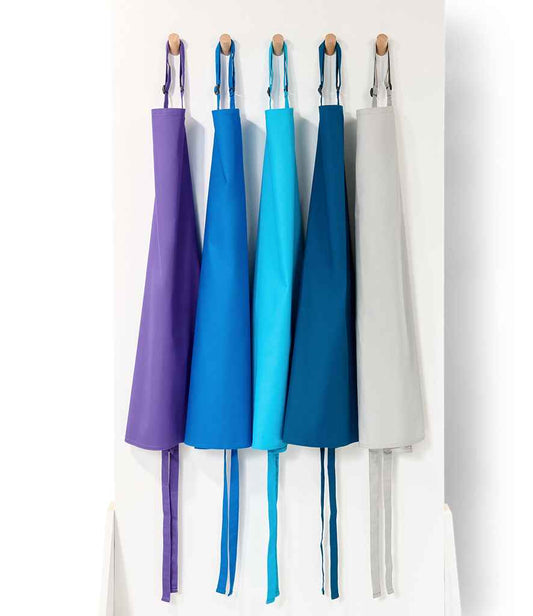 Brand Lab Adjustable Bib Apron - Purple (BR500)