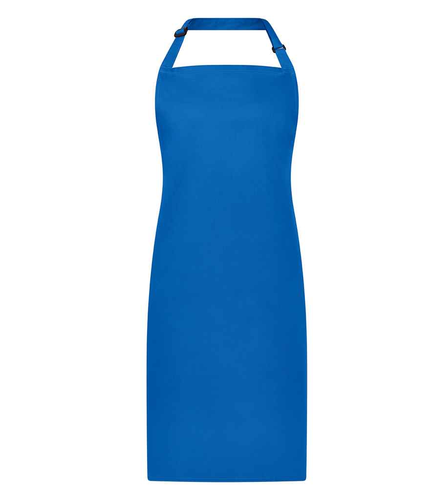 Brand Lab Adjustable Bib Apron - Royal Blue (BR500)