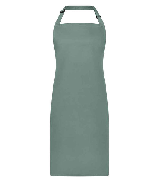 Brand Lab Adjustable Bib Apron - Sage (BR500)