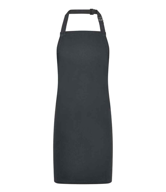 Brand Lab Kids Basic Adjustable Bib Apron - Charcoal (BR503)