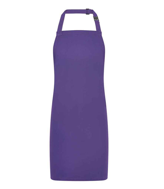 Brand Lab Kids Basic Adjustable Bib Apron - Purple (BR503)