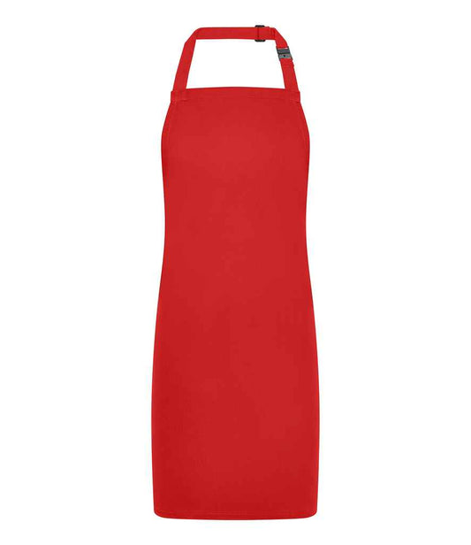 Brand Lab Kids Basic Adjustable Bib Apron - Red (BR503)