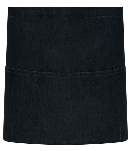 Brand Lab Denim Waist Pocket Apron - Black Denim (BR505)