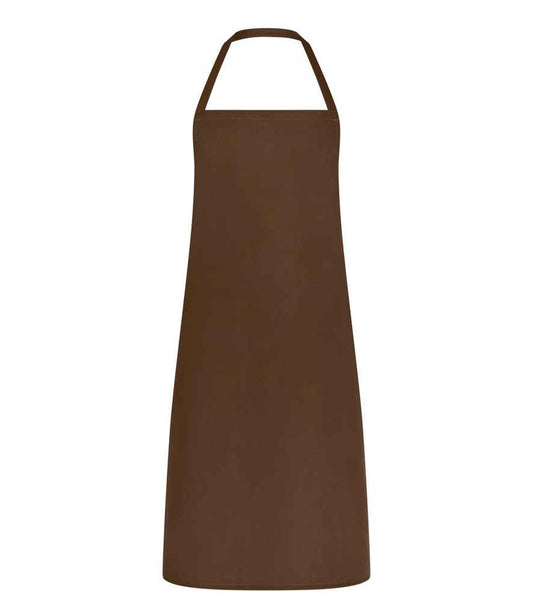 Brand Lab Classic Bib Apron - Chocolate (BR506)