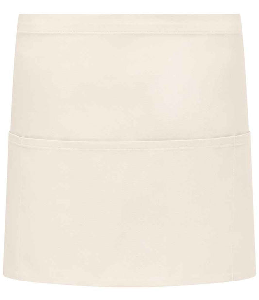 Brand Lab Organic/Recycled Waist Pocket Apron - Natural (BR551)