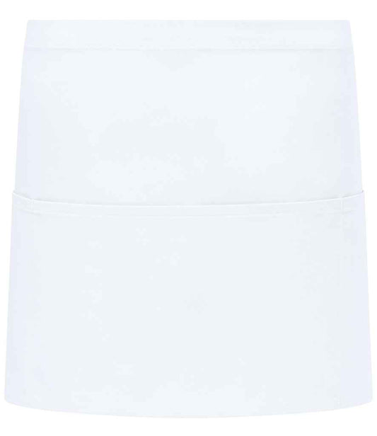 Brand Lab Organic/Recycled Waist Pocket Apron - White (BR551)