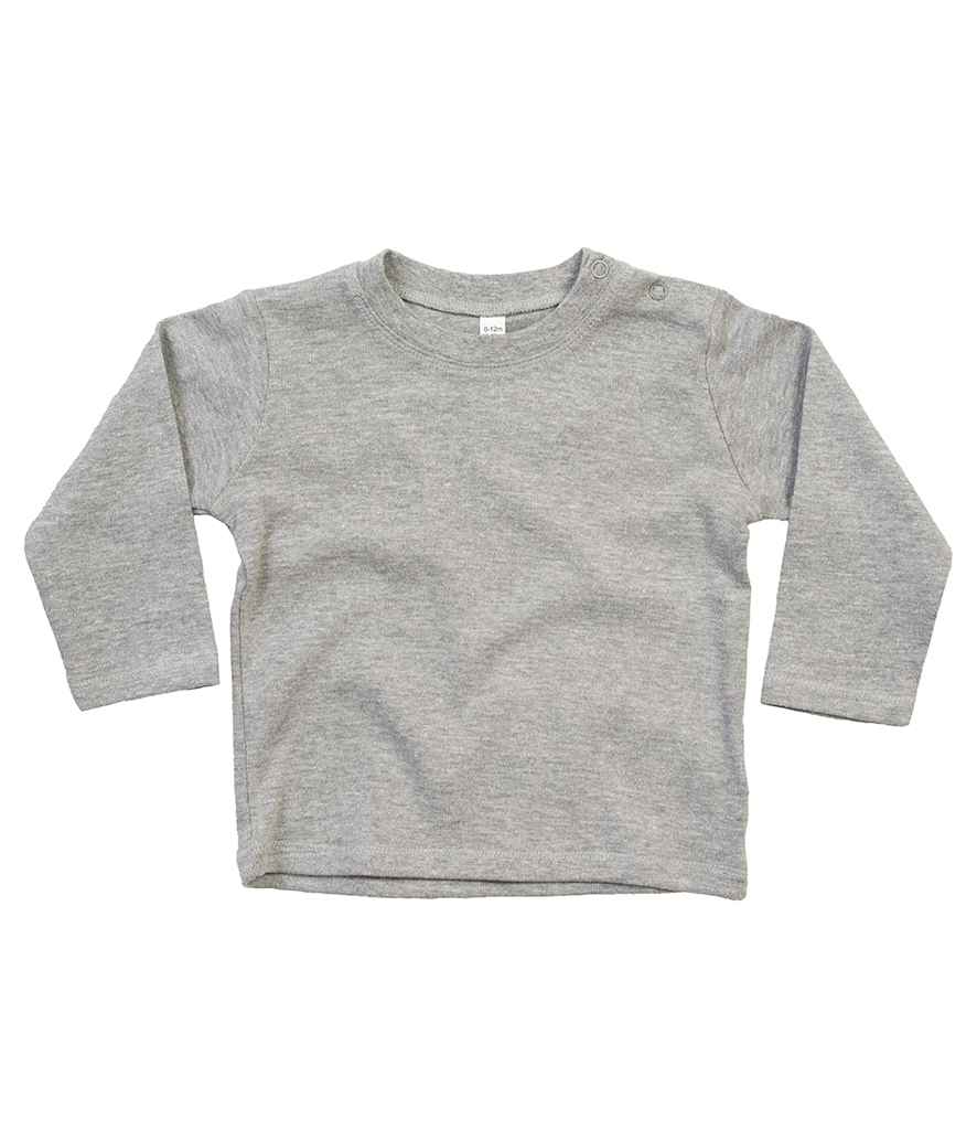 BabyBugz Baby Long Sleeve T-Shirt - Heather Marl (BZ11)