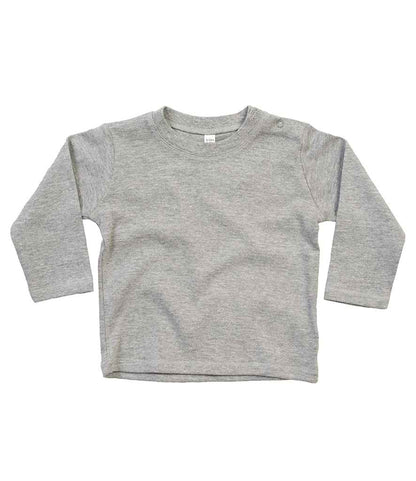 BabyBugz Baby Long Sleeve T-Shirt - Heather Marl (BZ11)
