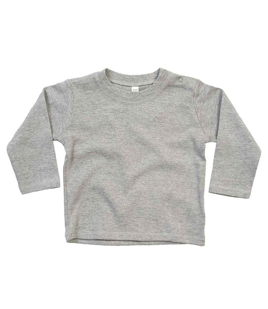 BabyBugz Baby Long Sleeve T-Shirt - Heather Marl (BZ11)