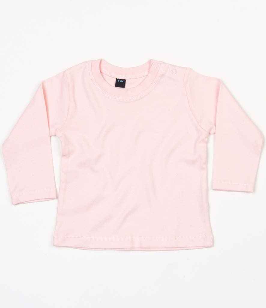 BabyBugz Baby Long Sleeve T-Shirt - Powder Pink (BZ11)