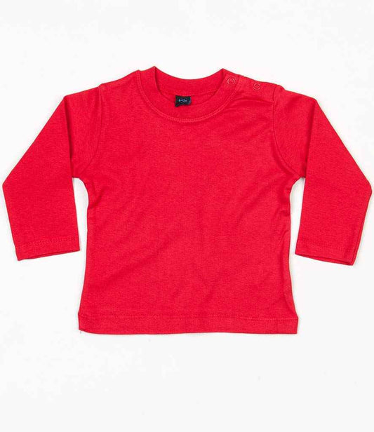 BabyBugz Baby Long Sleeve T-Shirt - Red (BZ11)